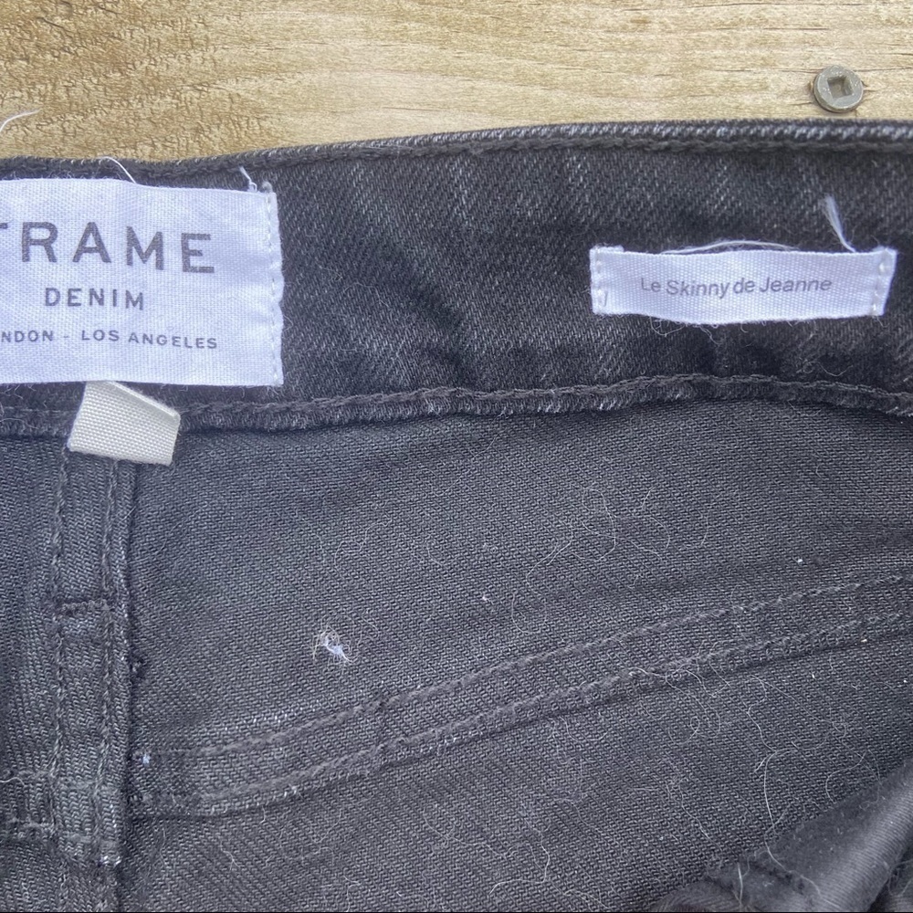 ** Frame denim revolve le skinny de Jeanne black jeans 25 - Picture 3 of 8